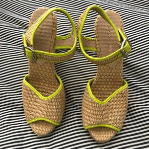 Loeffler Randall Raffia Wedges